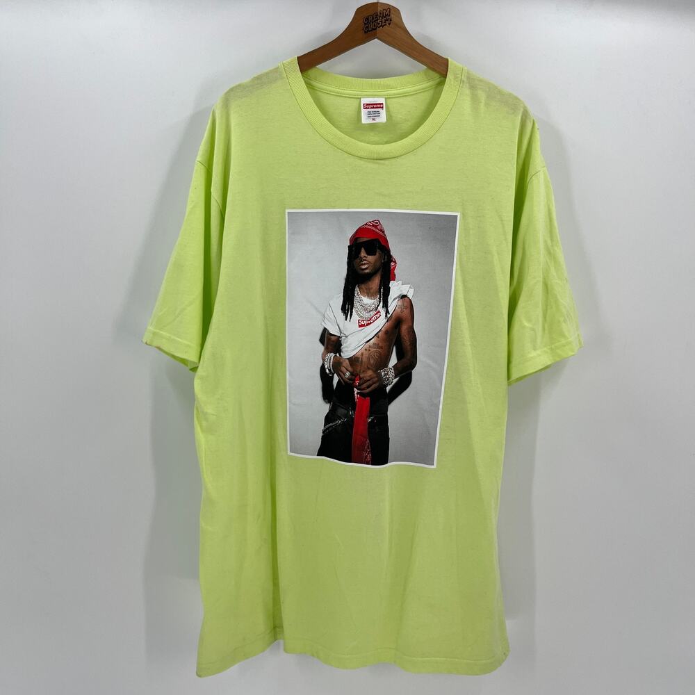 FW25 2025 Supreme NYC Playboi Carti Photo Tee in Pale Green XL